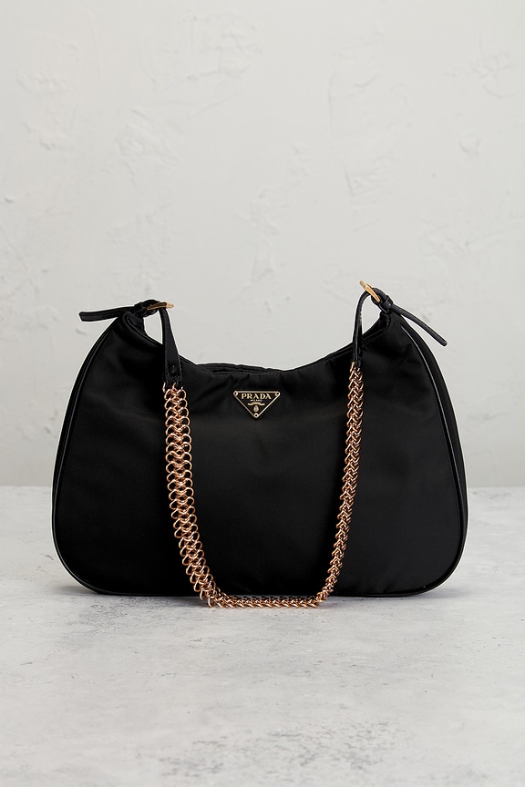 view 2 of 8 Prada Tessuto Hobo Bag in Black