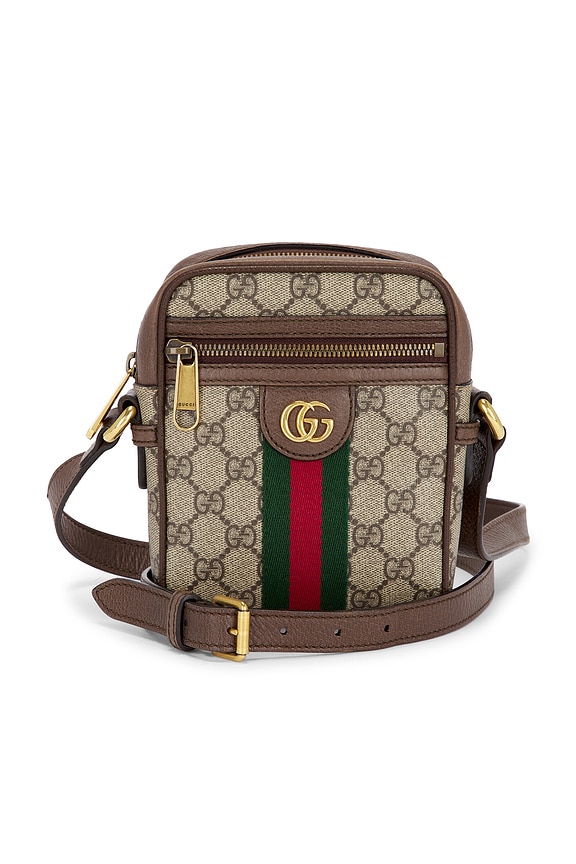view 1 of 9 Gucci Ophidia Mini Messenger Bag in Beige