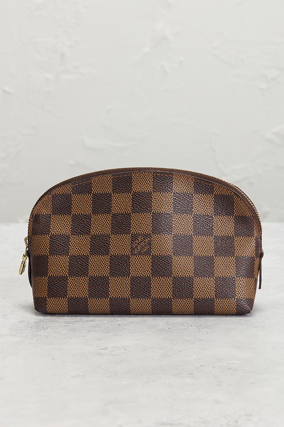 view 2 of 8 Louis Vuitton Damier Ebene Cosmetic Pouch in Brown