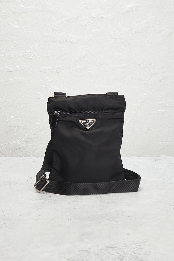 view 2 of 7 Prada Tessuto Messenger Bag in Black