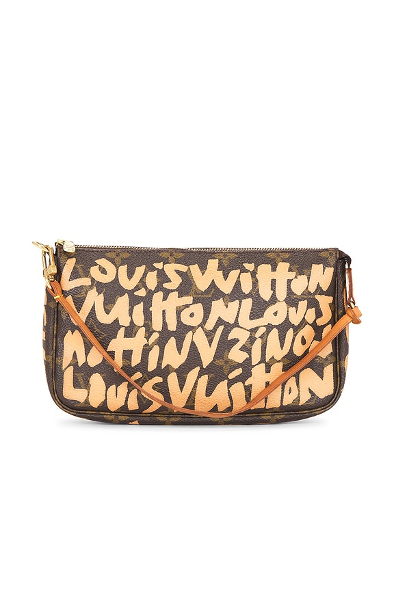 view 1 of 7 Louis Vuitton X Stephen Sprouse Monogram Graffiti Pochette Accessoires Shoulder Bag in Brown