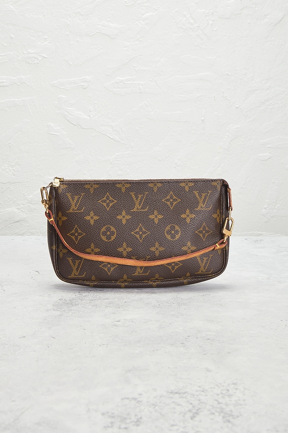 view 2 of 8 Louis Vuitton Monogram Pochette Accessoires Shoulder Bag in Brown