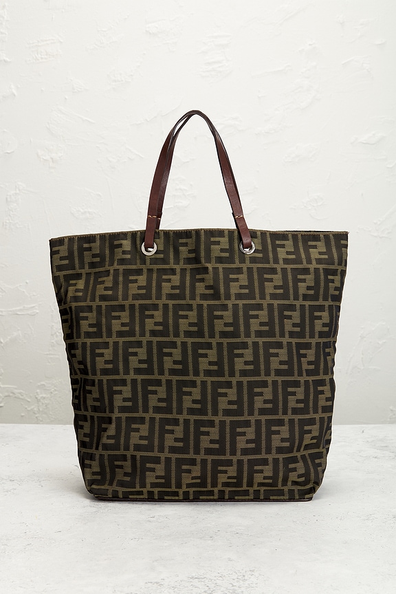 view 2 of 9 Fendi Zucca Tote Bag in Brown