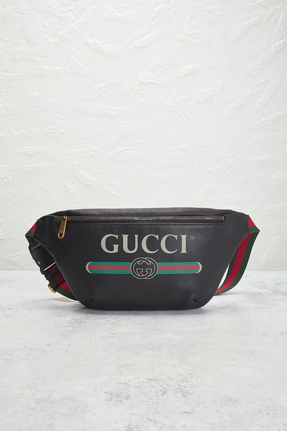 view 2 of 7 Gucci Logo Belt Bag in Black
