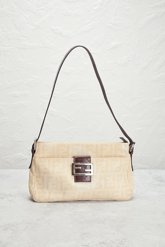 view 2 of 10 Fendi Zucca Shoulder Bag in Beige