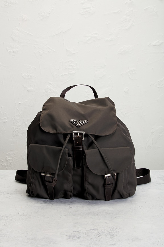 view 2 of 9 Prada Tessuto Backpack in Khaki