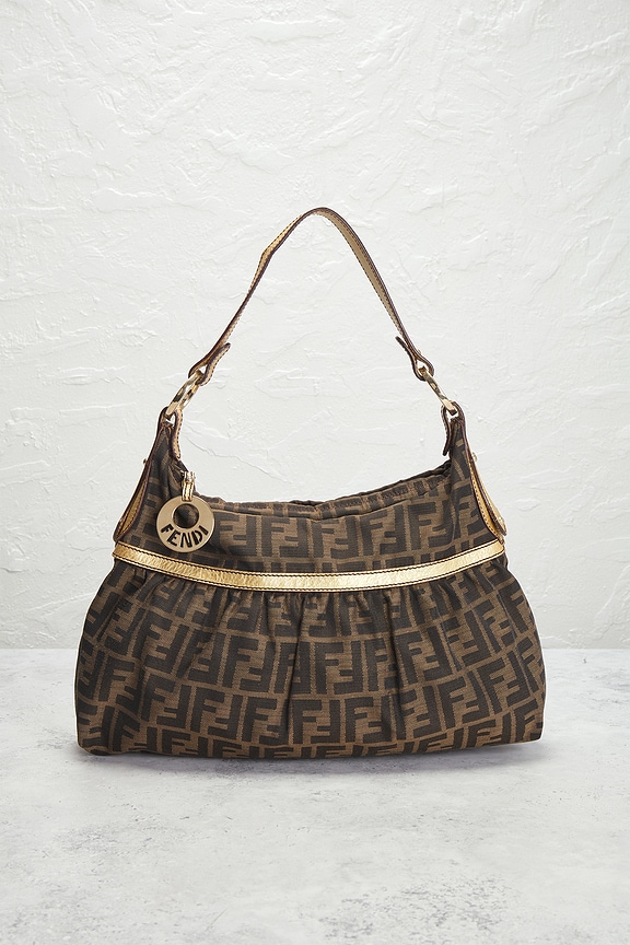 view 2 of 8 Fendi Zucca Chef Shoulder Bag in Brown