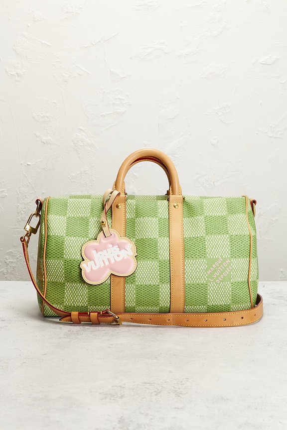 view 2 of 10 Louis Vuitton Damier Golf Keepall Bandouliere 35 Handbag in Green