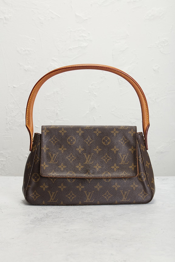 view 2 of 8 Louis Vuitton Monogram Mini Looping Shoulder Bag in Brown