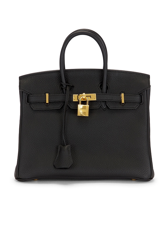 view 1 of 7 Hermes Togo Birkin 25 Handbag in Noir
