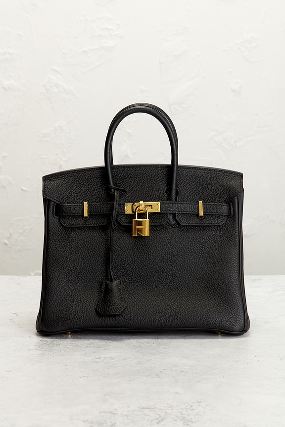 view 2 of 7 Hermes Togo Birkin 25 Handbag in Noir