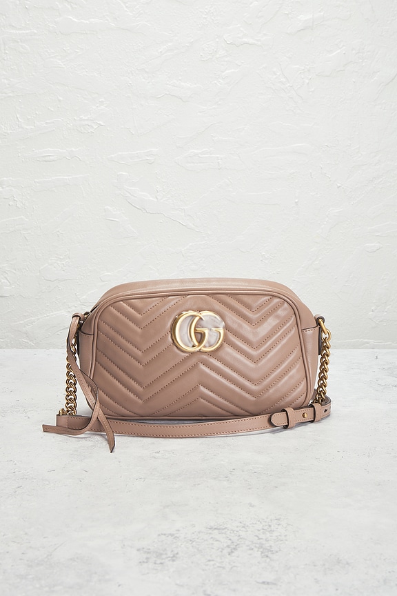 view 2 of 10 Gucci Mini GG Marmont Shoulder Bag in Dusty Pink