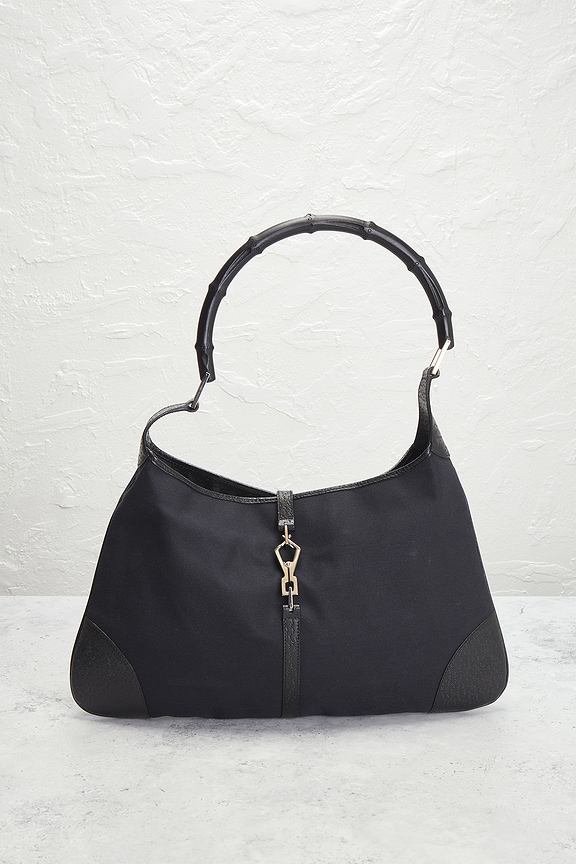 view 2 of 10 Gucci Bamboo Jackie Hobo Bag in Black