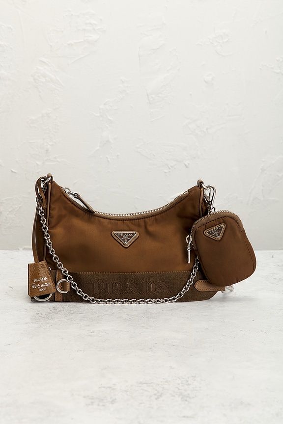 view 2 of 9 Prada Re-Nylon Re-Edition 2005 Shoulder Bag in Brown