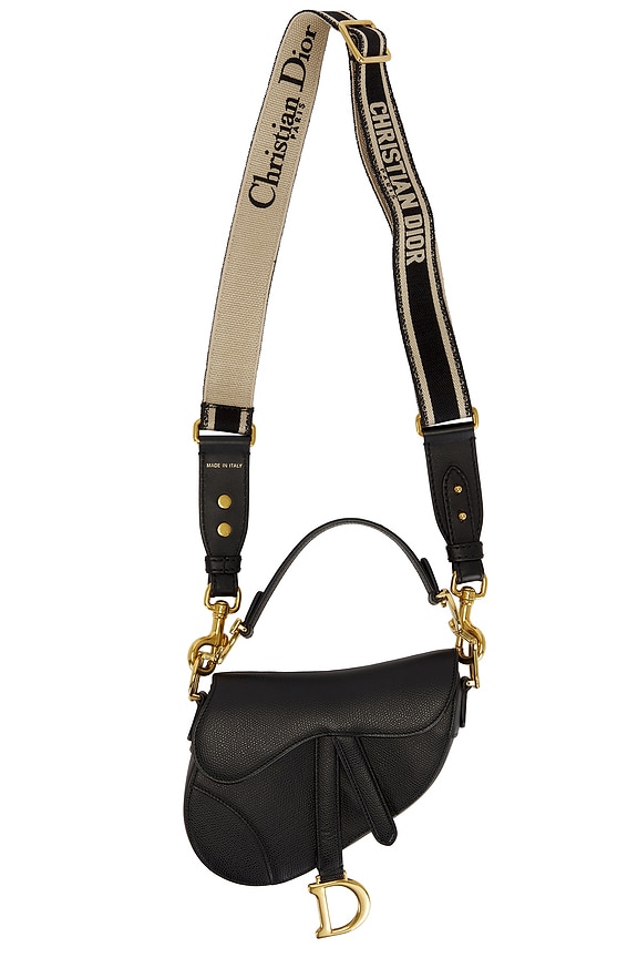 view 1 of 8 Dior Mini Saddle Bag in Black
