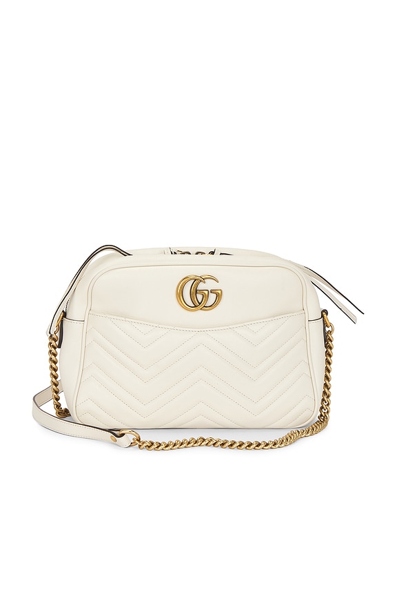 view 1 of 10 Gucci GG Marmont Shoulder Bag in White