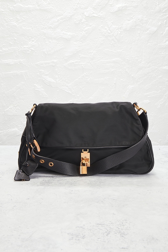 view 2 of 10 Prada Tessuto Flap Shoulder Bag in Black