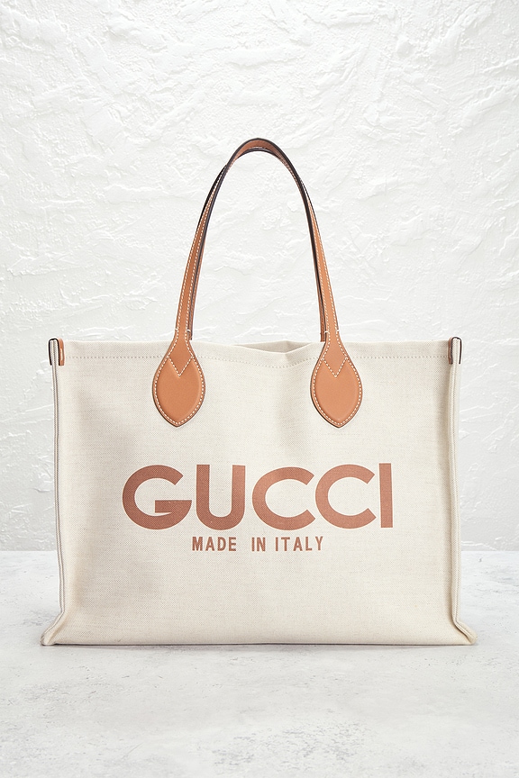 view 2 of 10 Gucci Logo Tote Bag in Ivory