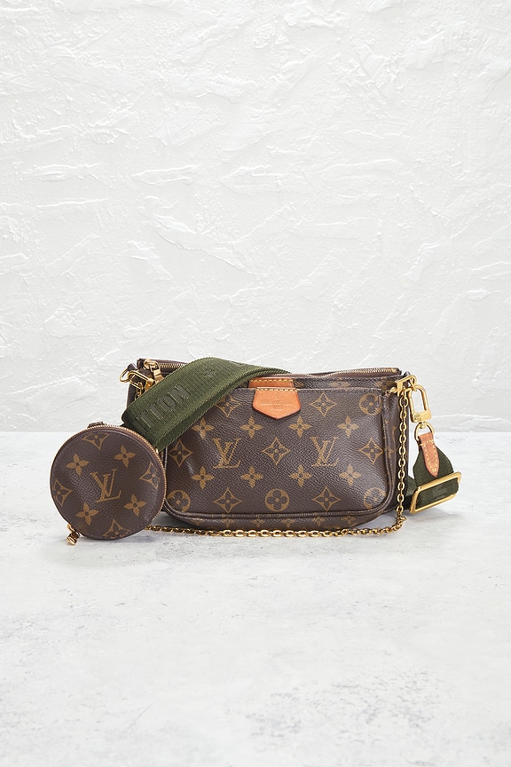 view 2 of 10 Louis Vuitton Monogram Pochette Accessoires Shoulder Bag in Brown