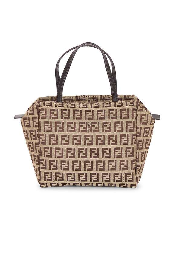 view 1 of 8 Fendi Mini Zucca Handbag in Beige