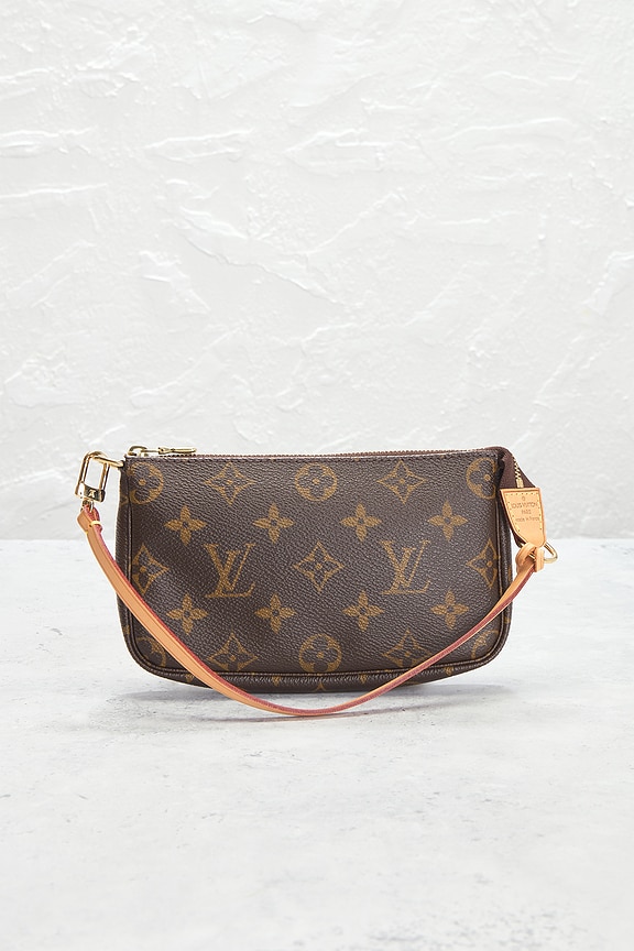 view 2 of 8 Louis Vuitton Monogram Mini Pochette Accessoires Shoulder Bag in Brown