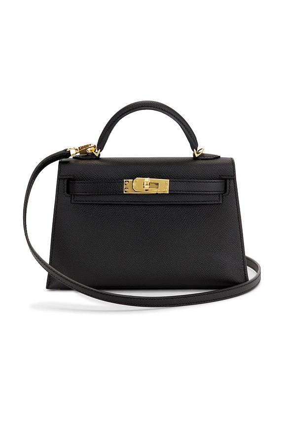 view 1 of 8 Hermes Epsom Kelly 20 Handbag in Noir