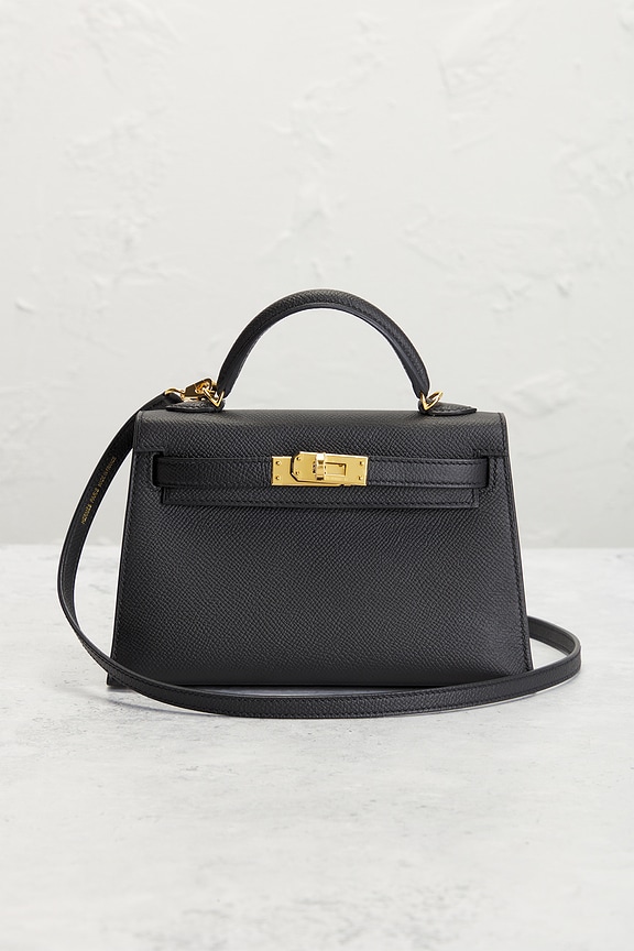 view 2 of 8 Hermes Epsom Kelly 20 Handbag in Noir