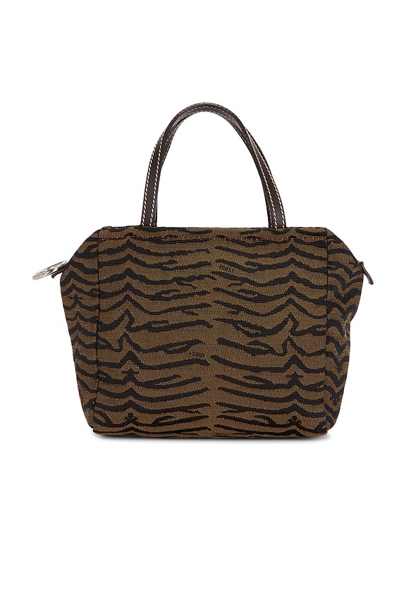 view 1 of 8 Fendi Zebra Handbag in Brown