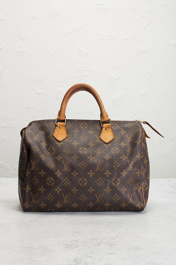 view 2 of 8 Louis Vuitton Monogram Speedy 30 Handbag in Brown