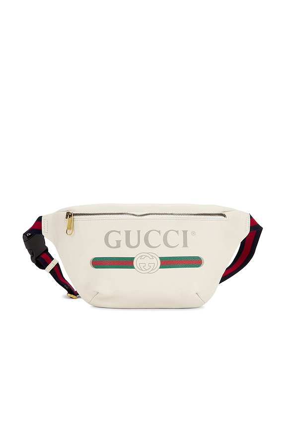 view 1 of 7 Gucci Logo Belt Bag in White
