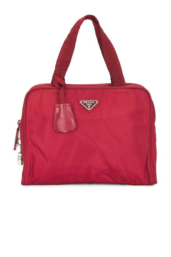 view 1 of 10 Prada Tessuto Handbag in Red
