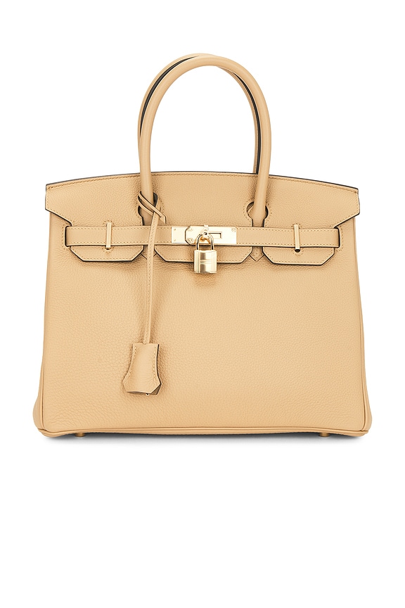 view 1 of 8 Hermes Togo Birkin 30 Handbag in Beige Marfa