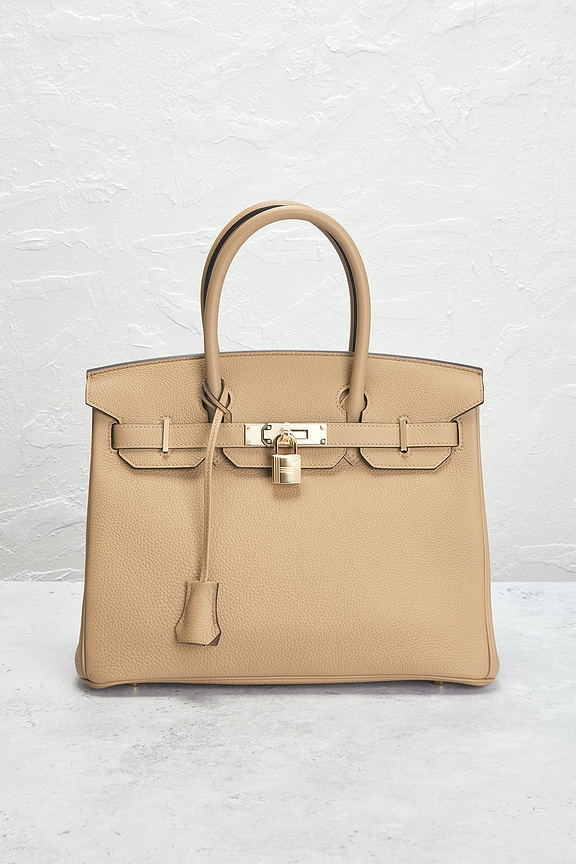 view 2 of 8 Hermes Togo Birkin 30 Handbag in Beige Marfa