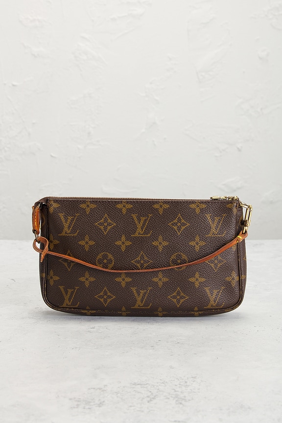 view 2 of 8 Louis Vuitton Monogram Pochette Accessoires Shoulder Bag in Brown