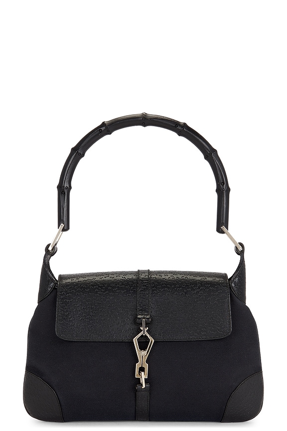 view 1 of 7 Gucci Bamboo Jackie Hobo Bag in Black