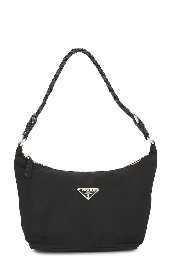 view 1 of 10 Prada Tessuto Shoulder Bag in Black