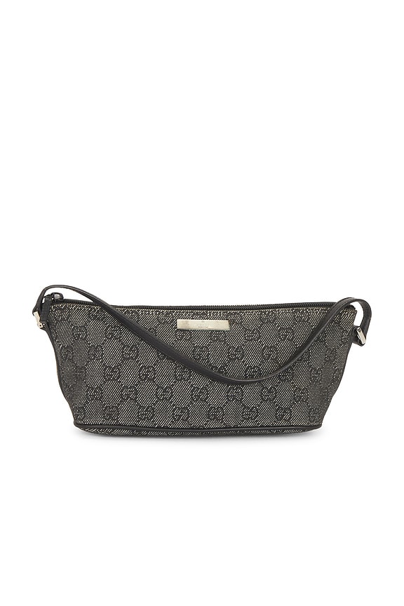 view 1 of 9 Gucci GG Boat Pochette Shoulder Bag in Grey
