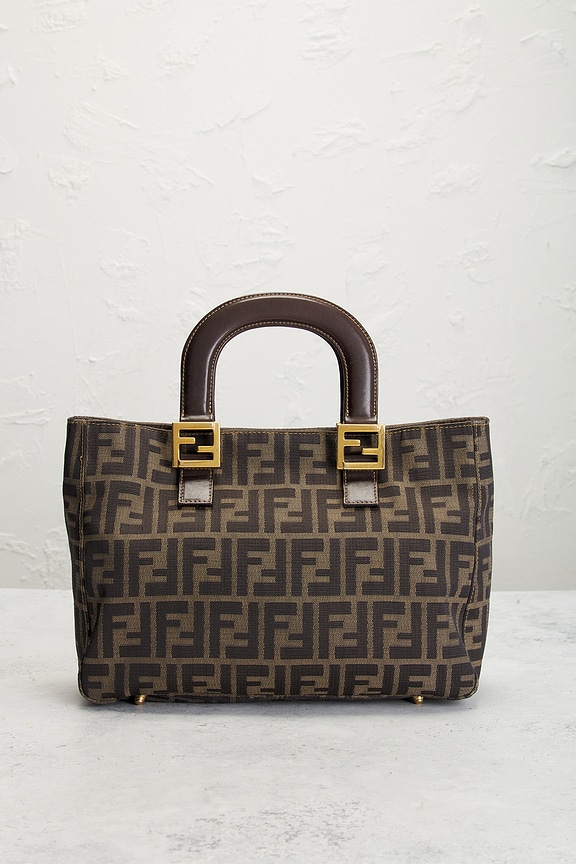 view 2 of 8 Fendi Zucca Handbag in Brown