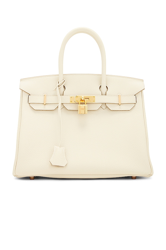 view 1 of 8 Hermes Birkin 30 Togo Bag in White