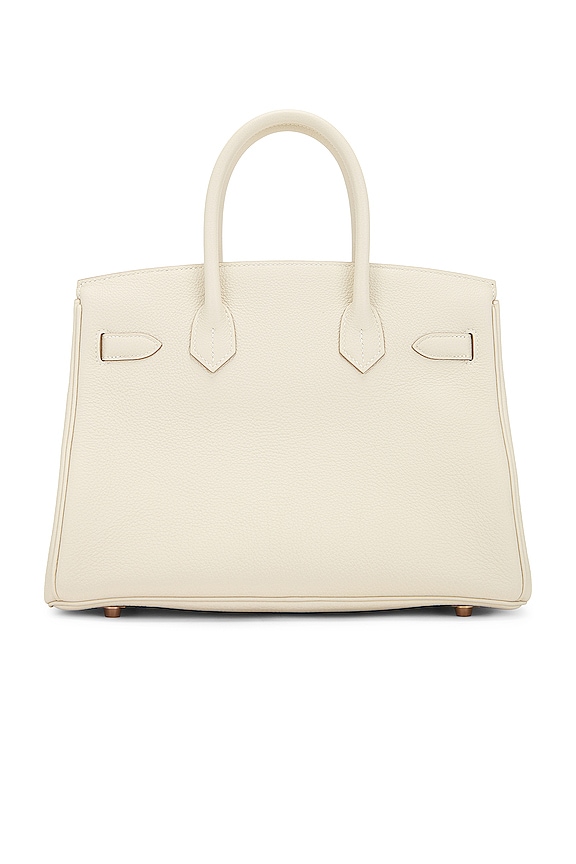 view 2 of 8 Hermes Birkin 30 Togo Bag in White