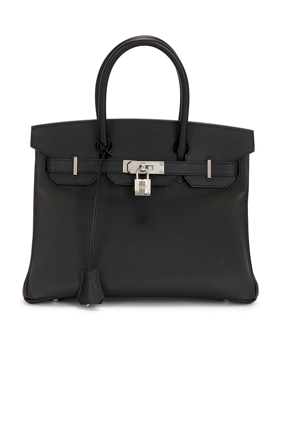 view 1 of 8 Hermes Epsom Birkin 30 Handbag in Noir