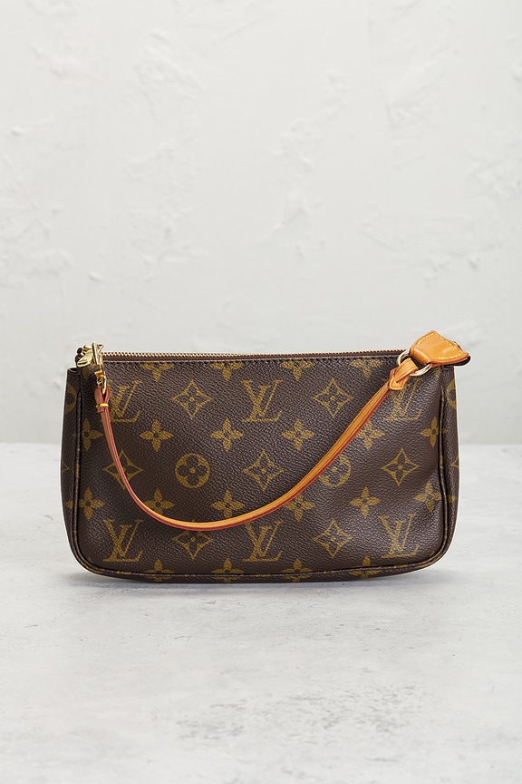 view 2 of 8 Louis Vuitton Monogram Pochette Accessoires Shoulder Bag in Brown