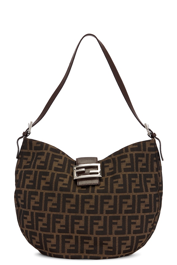 view 1 of 8 Fendi Zucca Hobo Bag in Brown