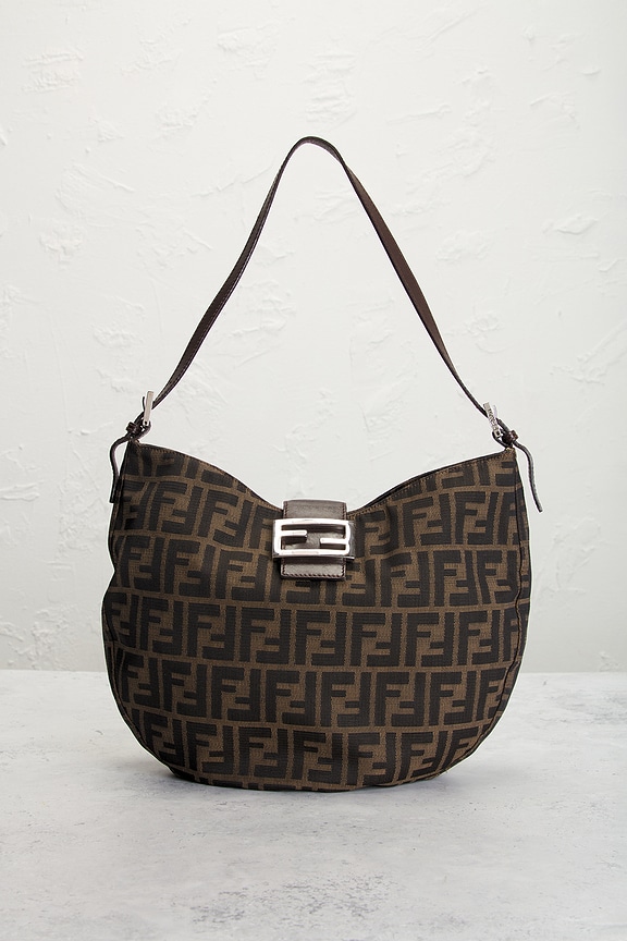 view 2 of 8 Fendi Zucca Hobo Bag in Brown