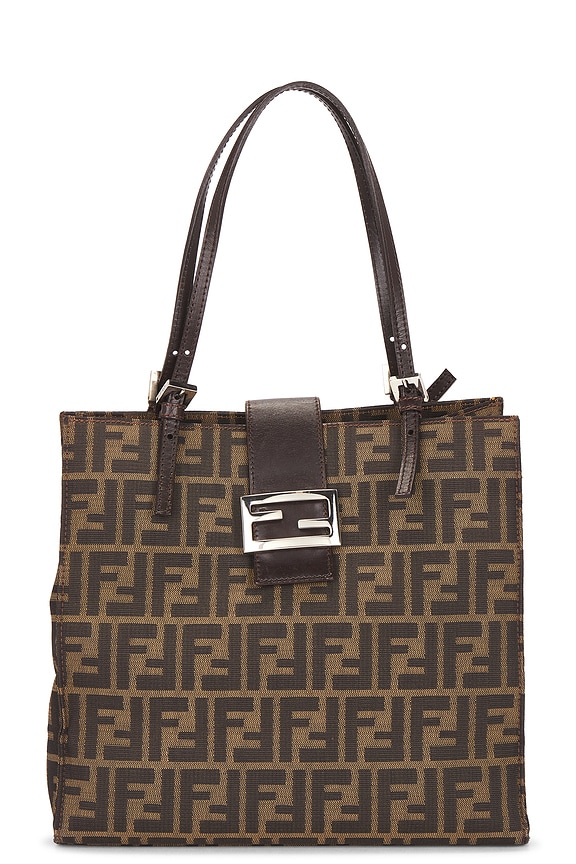 view 1 of 10 Fendi Zucca Tote Bag in Brown