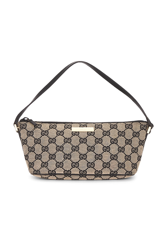 view 1 of 9 Gucci GG Boat Pochette Shoulder Bag in Black