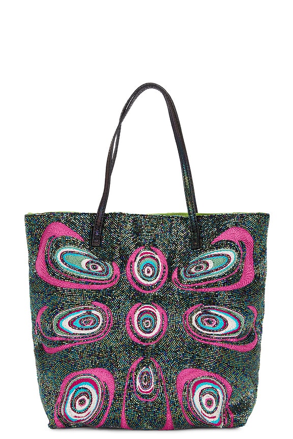 view 1 of 8 Fendi Beaded Vintage Tote Bag in Multi