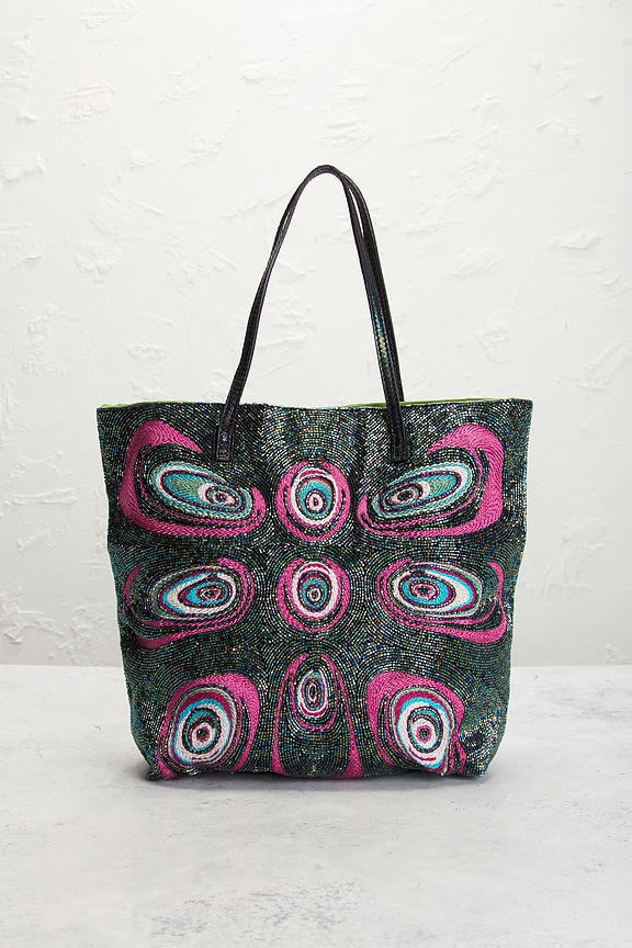 view 2 of 8 Fendi Beaded Vintage Tote Bag in Multi