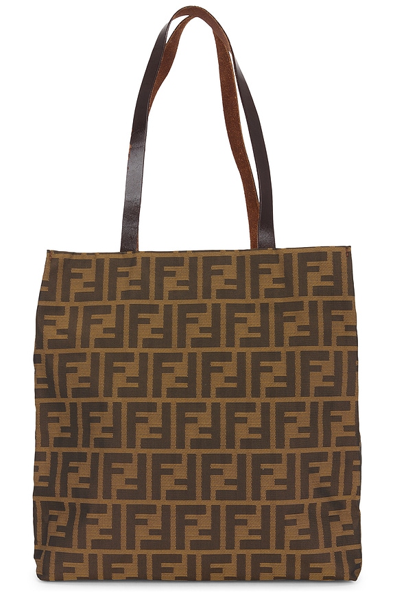 view 1 of 7 Fendi Zucca Tote Bag in Brown