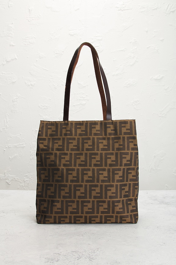 view 2 of 7 Fendi Zucca Tote Bag in Brown